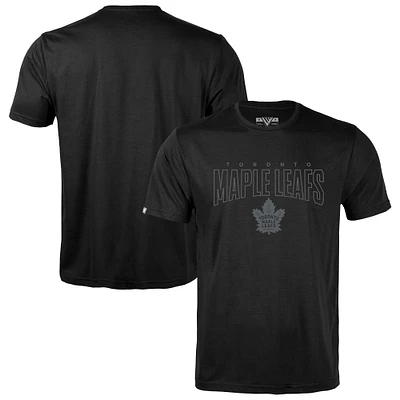 Men's Levelwear Black Toronto Maple Leafs Richmond Darkmoon T-Shirt