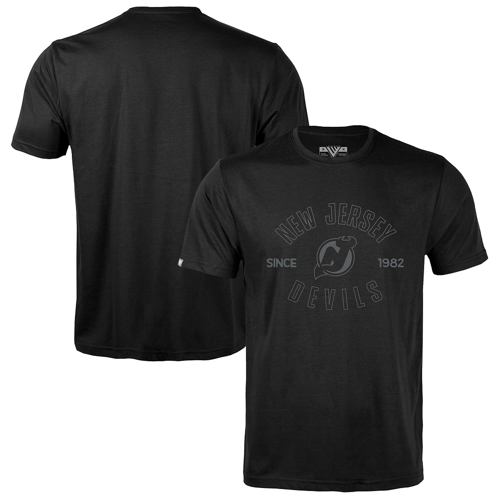 Men's Levelwear Black New Jersey Devils Richmond Abyssal T-Shirt