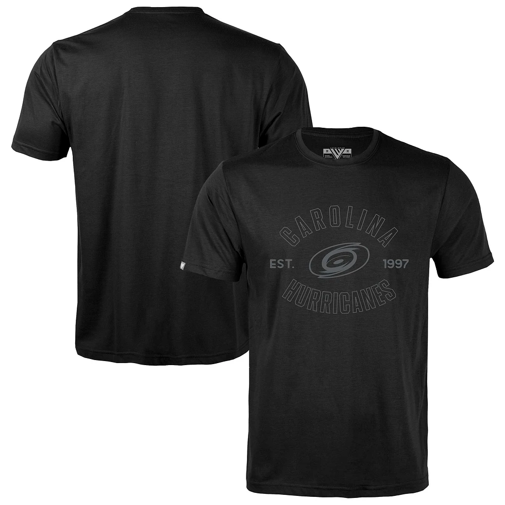 Men's Levelwear Black Carolina Hurricanes Richmond Abyssal T-Shirt