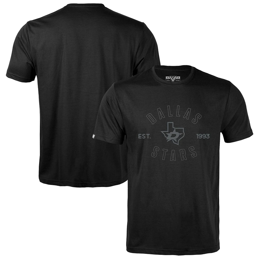 Men's Levelwear Black Dallas Stars Richmond Abyssal T-Shirt