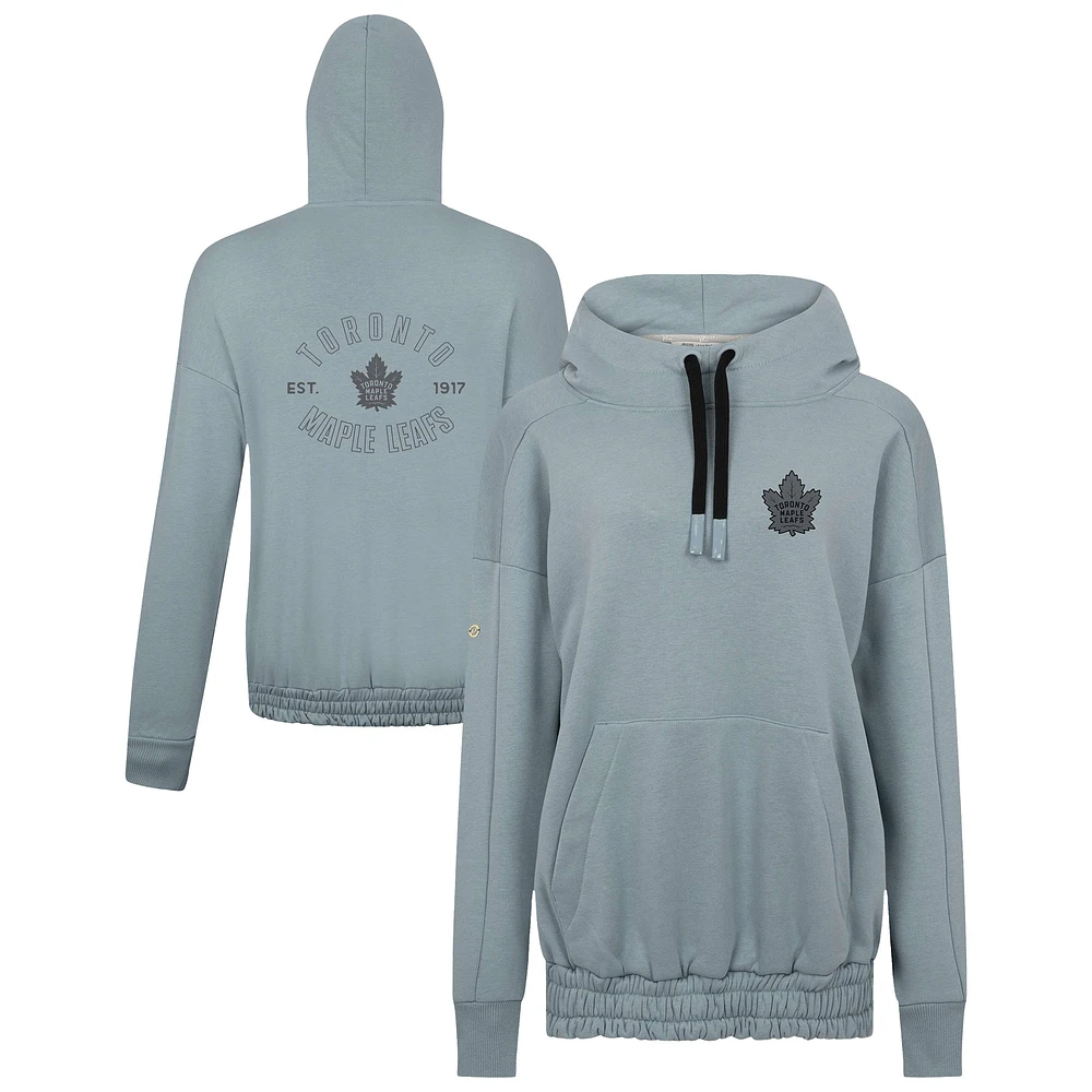 Women's Levelwear Gray Toronto Maple Leafs Waterfall Nightfall Pullover Hoodie