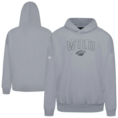 Men's Levelwear Minnesota Wild Contact Darkmoon Pullover Hoodie