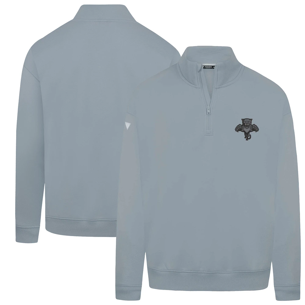 Men's Levelwear Gray Florida Panthers Murray Nightfall Quarter-Zip Jacket