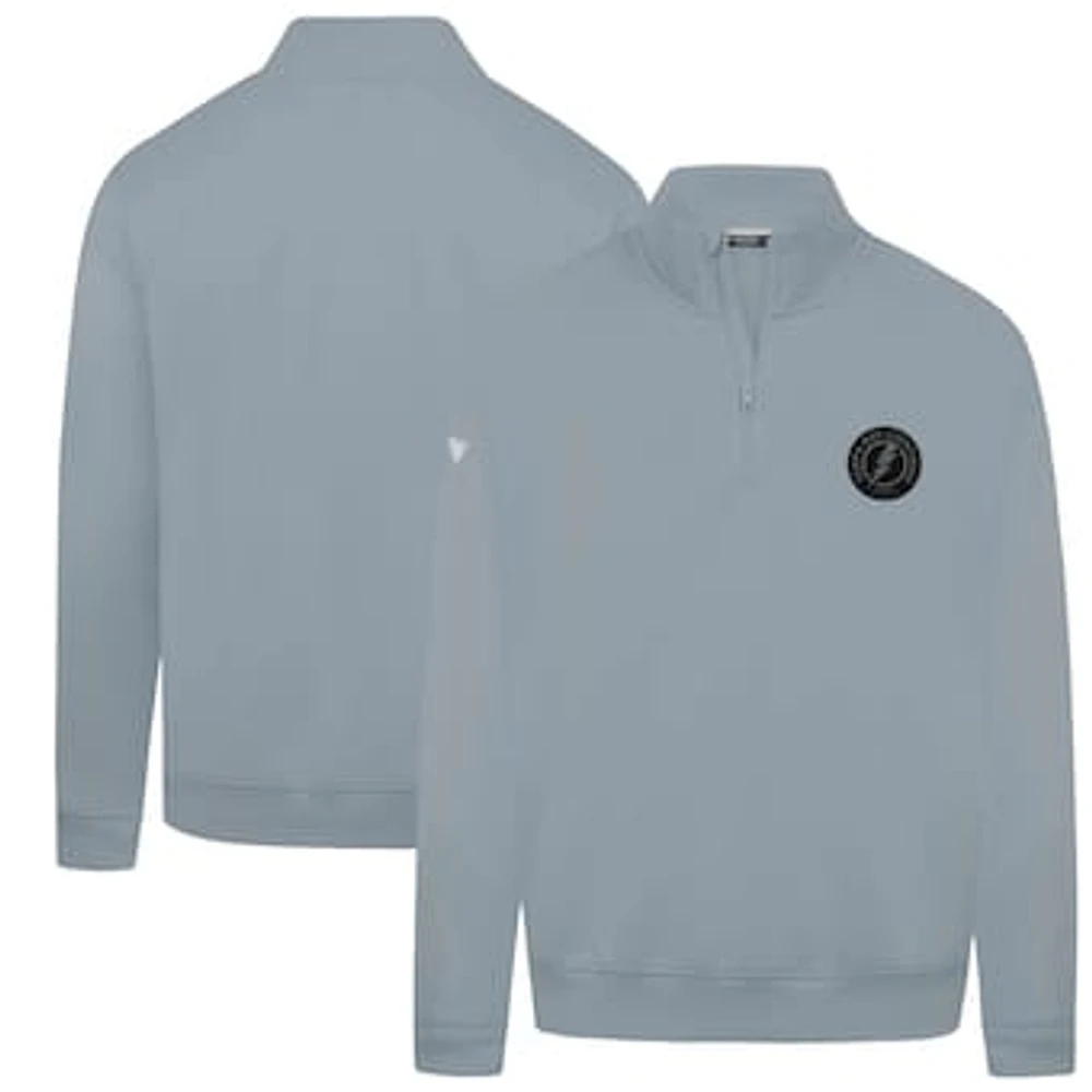 Men's Levelwear Gray Tampa Bay Lightning Murray Nightfall Quarter-Zip Jacket
