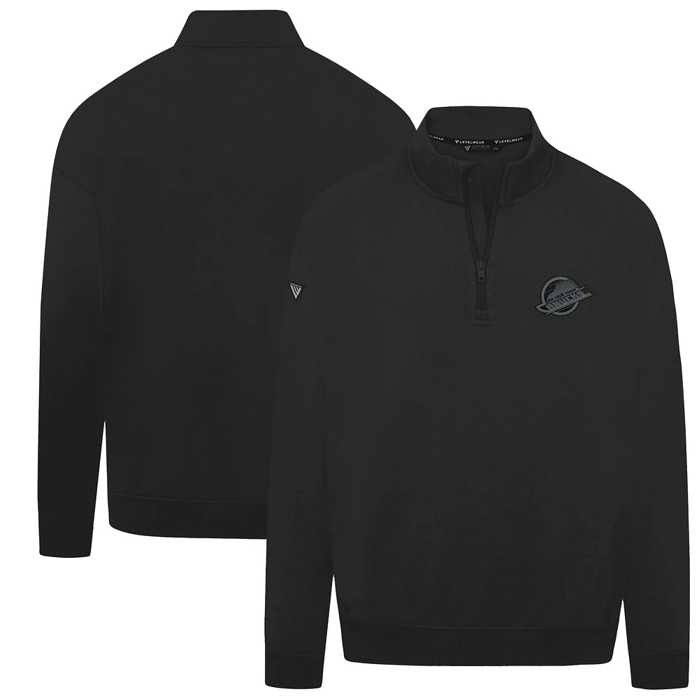 Men's Levelwear Vancouver Canucks Murray Nightfall Quarter-Zip Jacket