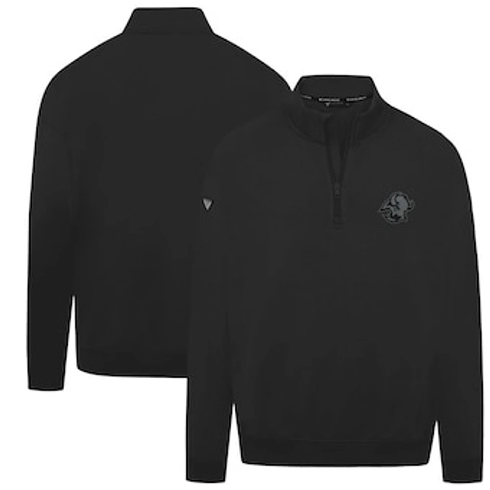 Men's Levelwear Black Buffalo Sabres Murray Nightfall Quarter-Zip Jacket