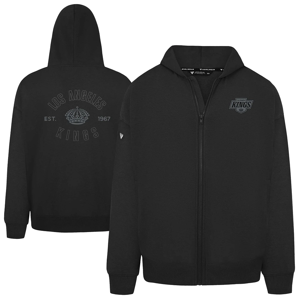 Men's Levelwear Los Angeles Kings Uphill Nightfall Full-Zip Hoodie