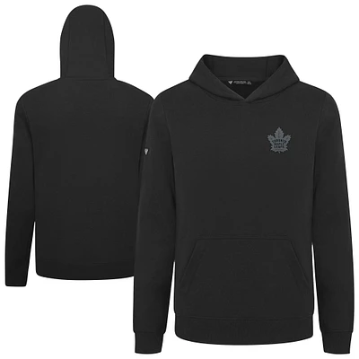 Youth Levelwear Black Toronto Maple Leafs Jr Podium Nightfall Pullover Hoodie