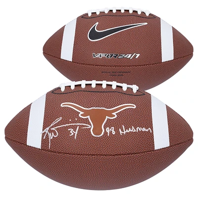 Ricky Williams Texas Longhorns Autographed Nike Replica Football with "98 Heisman" Inscription