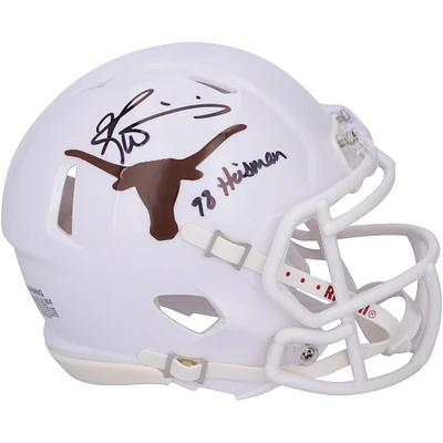 Ricky Williams Texas Longhorns Autographed Riddell Speed Mini Helmet with "98 Heisman" Inscription