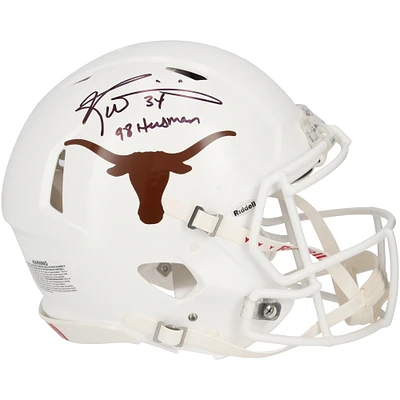 Ricky Williams Texas Longhorns Autographed Riddell Speed Authentic Helmet with "98 Heisman" Inscription