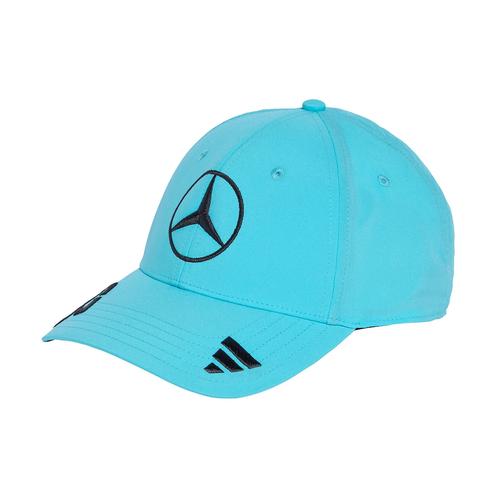Youth adidas George Russell Blue Mercedes-AMG Petronas F1 Team Driver Adjustable Hat