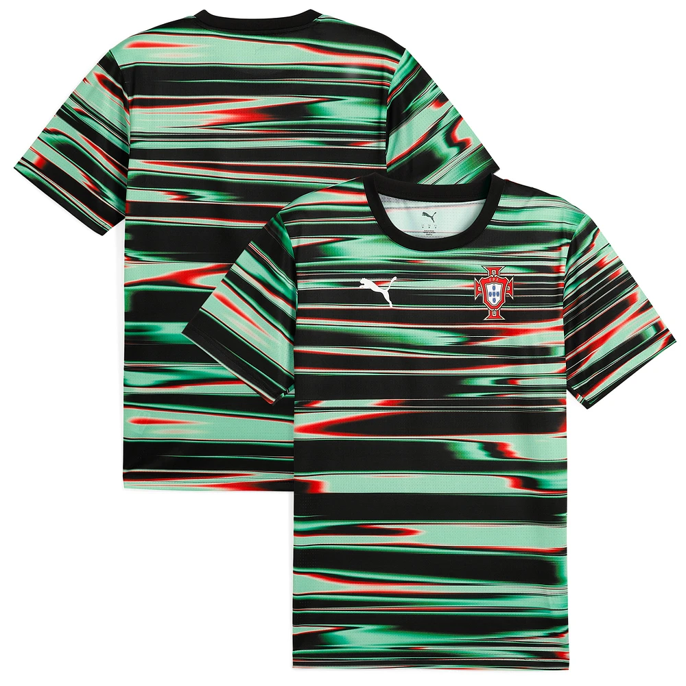 Men's Puma Black Portugal National Team 2025 Pre-Match Training Jersey