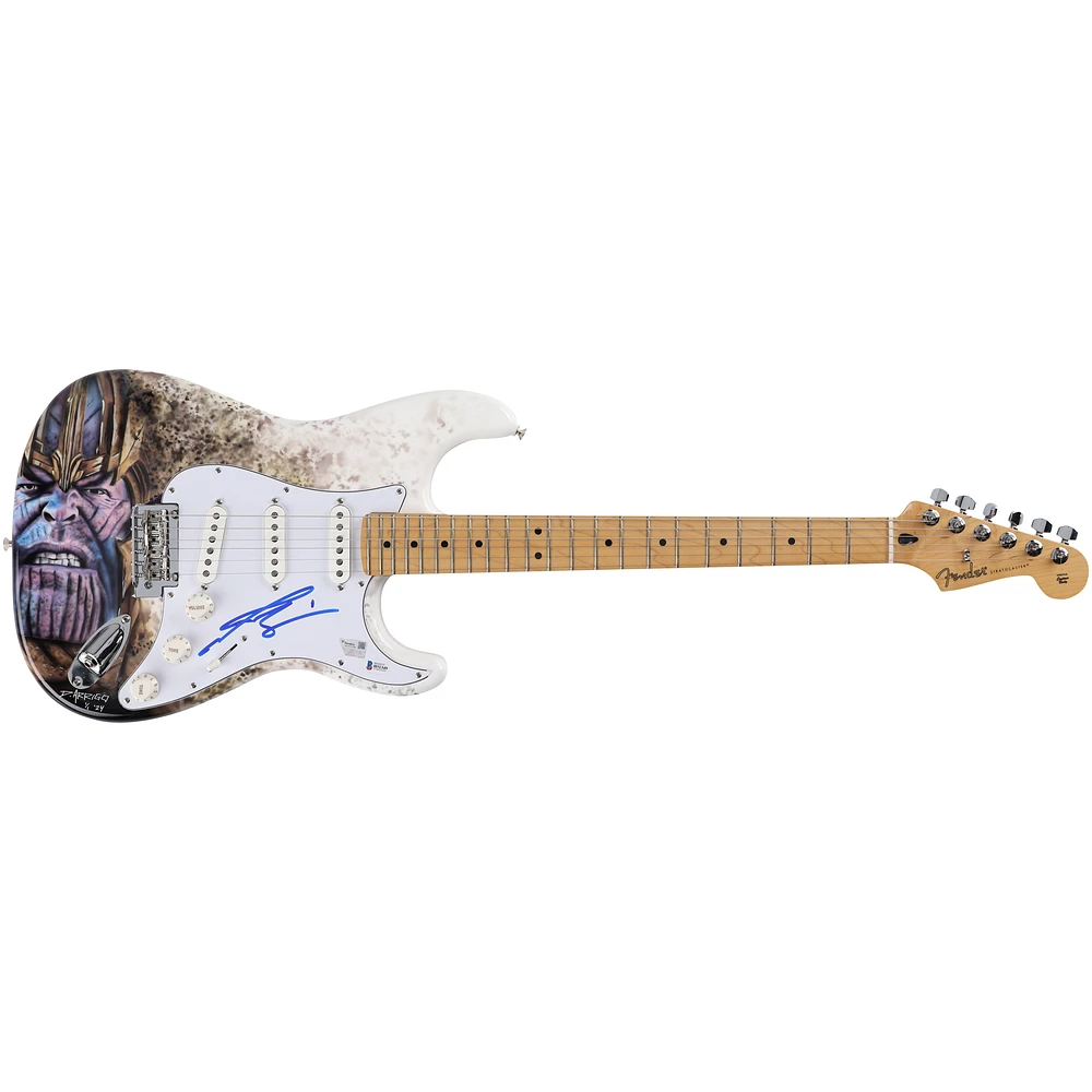 Josh Brolin The Avengers Autographed Fender Stratocaster Guitar with Art by David Arrigo - Limited Edition #1/1