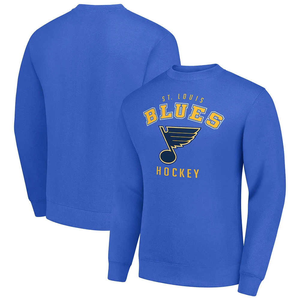 Men's Starter St. Louis Blues Team Logo Fleece Pullover Sweatshirt