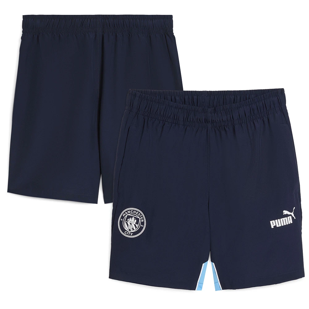 Men's Puma Navy Manchester City ftblArchive dryCELL Shorts