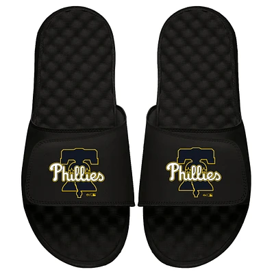 Unisex ISlide Black Philadelphia Phillies 2024 City Connect Slide Sandals