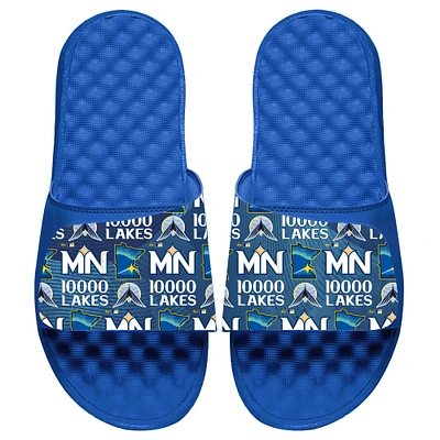 Unisex ISlide Royal Minnesota Twins 2024 City Connect Slide Sandals