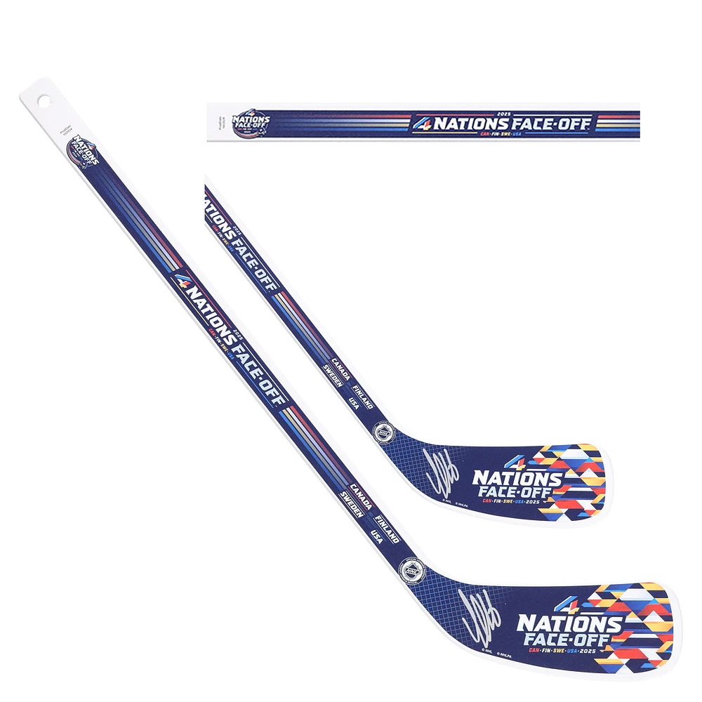 Aleksander Barkov Florida Panthers Autographed 4 Nations Face-Off Mini Wood Stick