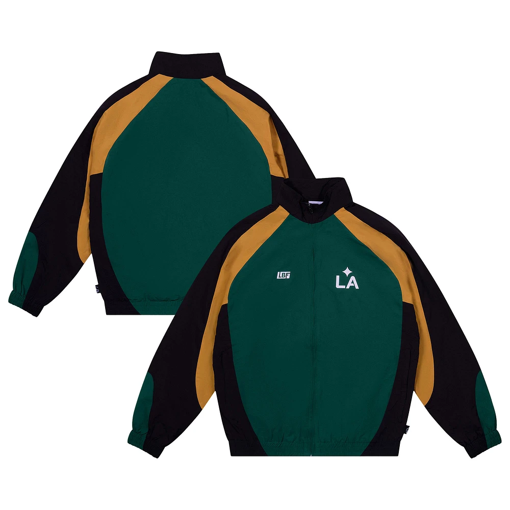 Unisex Live Breathe Futbol Green LA Galaxy Roadman Track Jacket