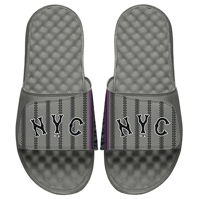 Unisex ISlide Gray New York Mets 2024 City Connect Slide Sandals