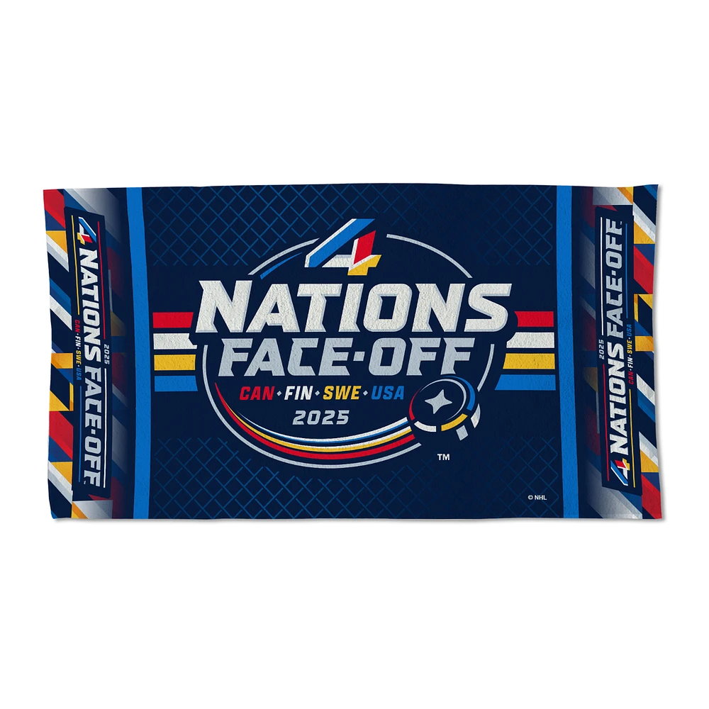 WinCraft NHL 2025 4 Nations Face-Off Locker Room 22'' x 42'' Double-Sided Towel