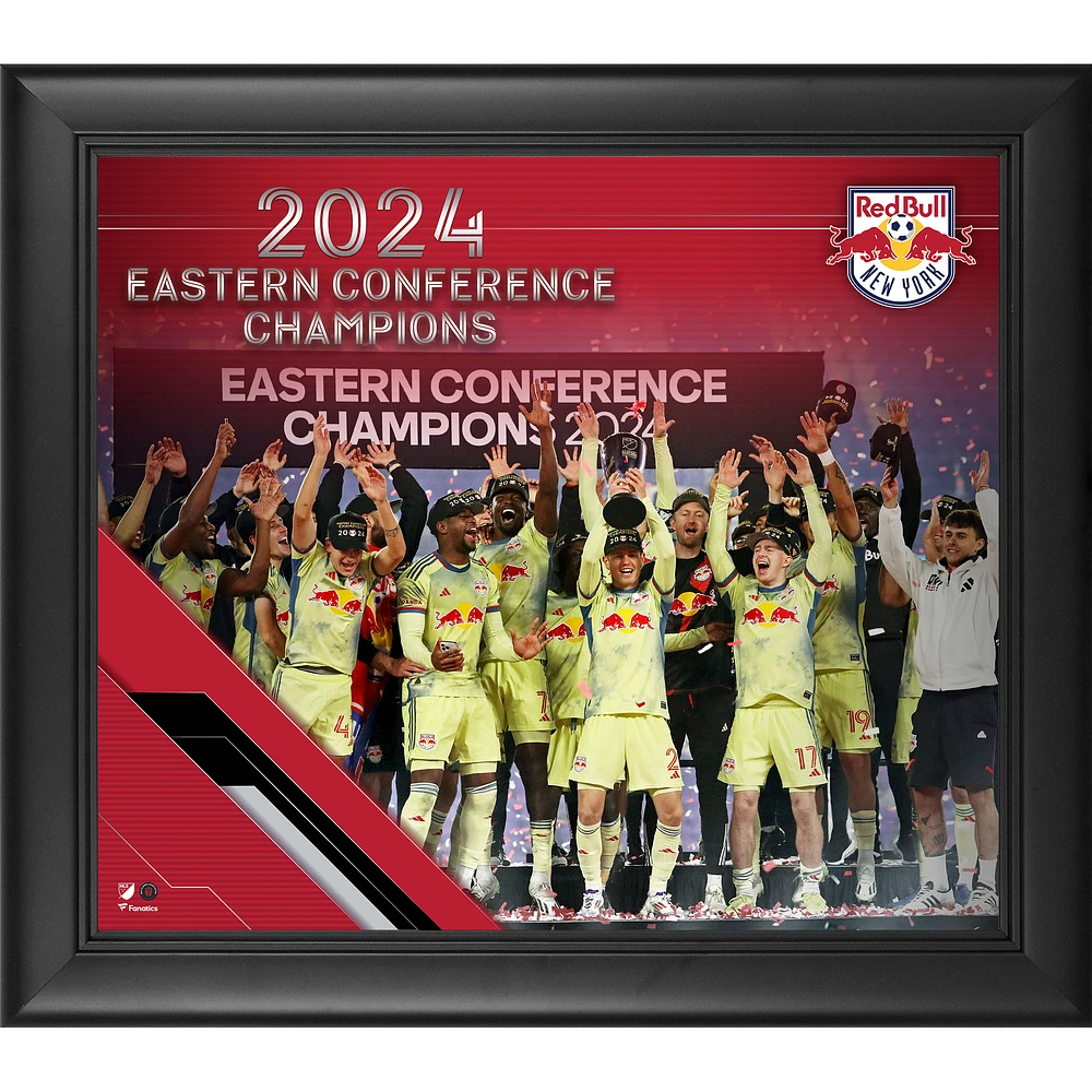 Fanatics Authentic New York Red Bulls 2024 MLS Eastern Conference Champions Framed 15" x 17" Collage