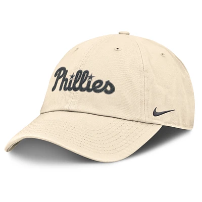 Men's Nike Natural Philadelphia Phillies Camo Pack Club Adjustable Hat
