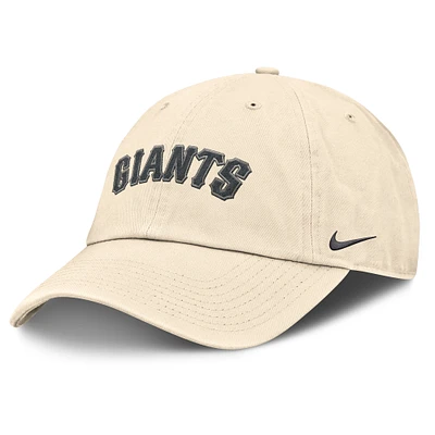 Men's Nike Natural San Francisco Giants Camo Pack Club Adjustable Hat