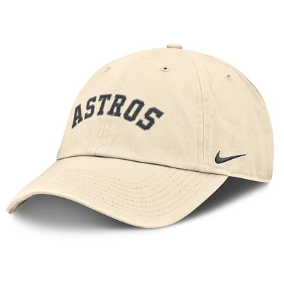 Men's Nike Natural Houston Astros Camo Pack Club Adjustable Hat