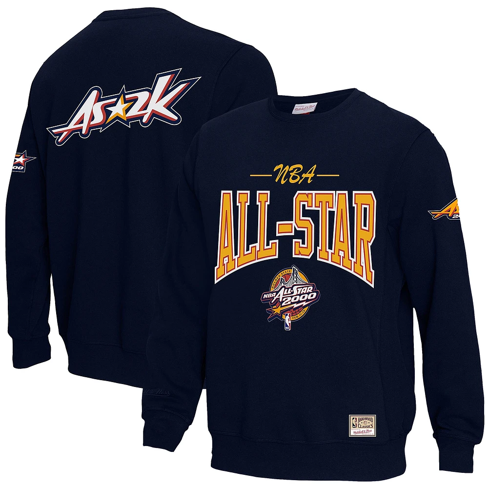 Unisex Mitchell & Ness Navy 2000 NBA All-Star Game Throwback Pullover Sweatshirt