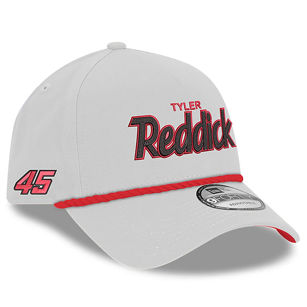Men's New Era White Tyler Reddick 9FORTY A-Frame Chain Script Adjustable Hat