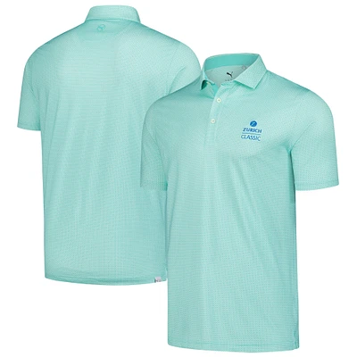 Men's Puma Turquoise The Zurich Classic MATTR Tile Polo