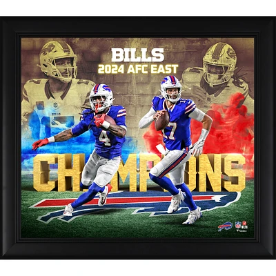 Buffalo Bills 2024 AFC East Division Champions Framed 15" x 17" Collage
