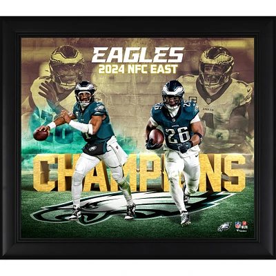 Philadelphia Eagles 2024 NFC East Division Champions Framed 15" x 17" Collage