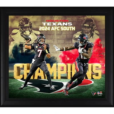 Houston Texans 2024 AFC South Division Champions Framed 15" x 17" Collage