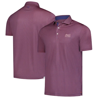 Men's Puma Purple The Charles Schwab Challenge Tile MATTR Polo