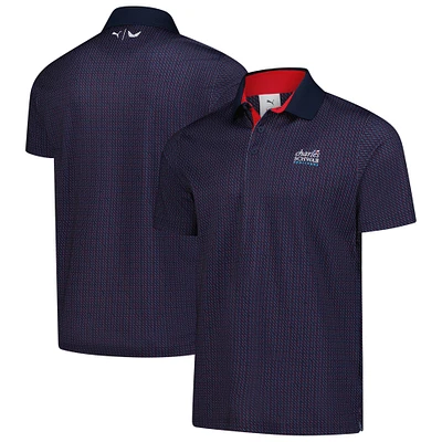 Men's Puma x Volition Navy The Charles Schwab Challenge Golf Tee Polo