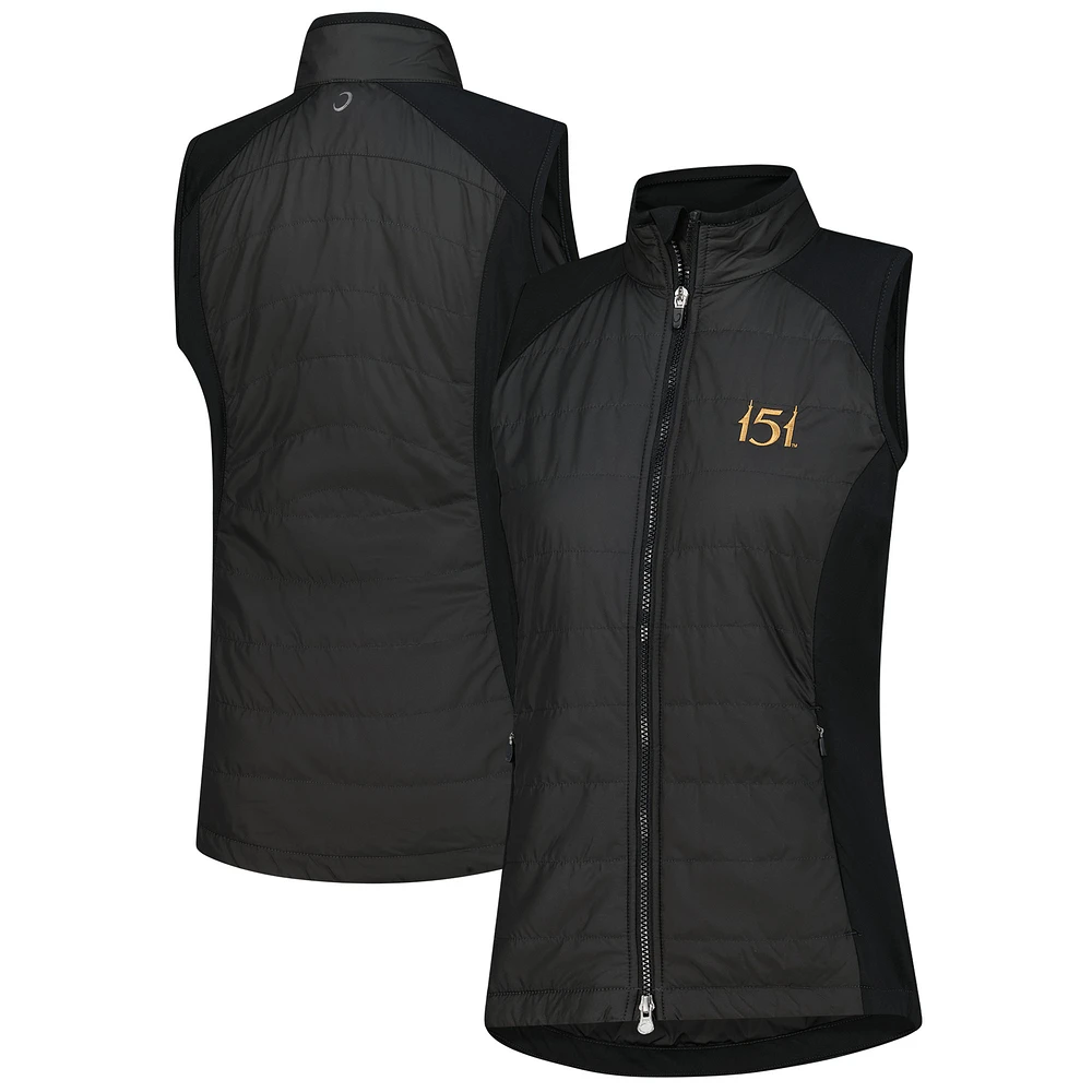 Women's Zero Restriction Black 151st Kentucky Derby Tess Full-Zip Vest