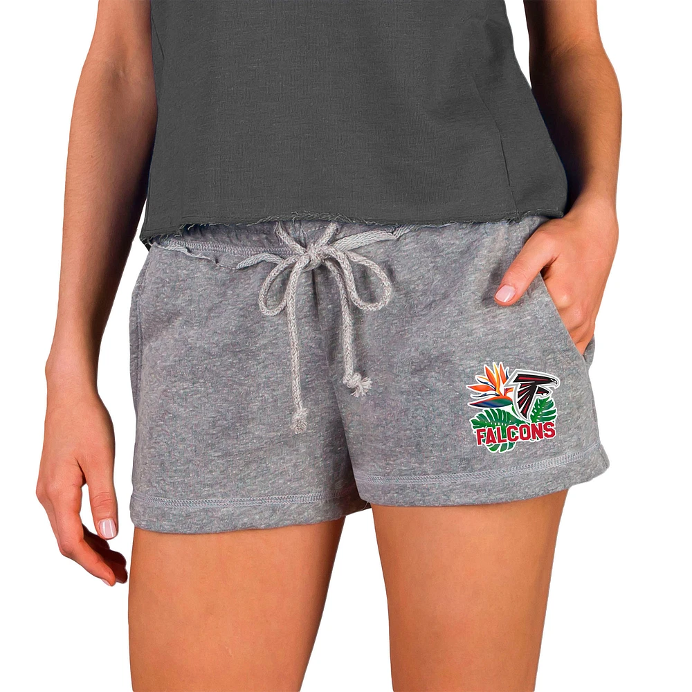 Women's Concepts Sport Gray Atlanta Falcons Mainstream Terry Shorts