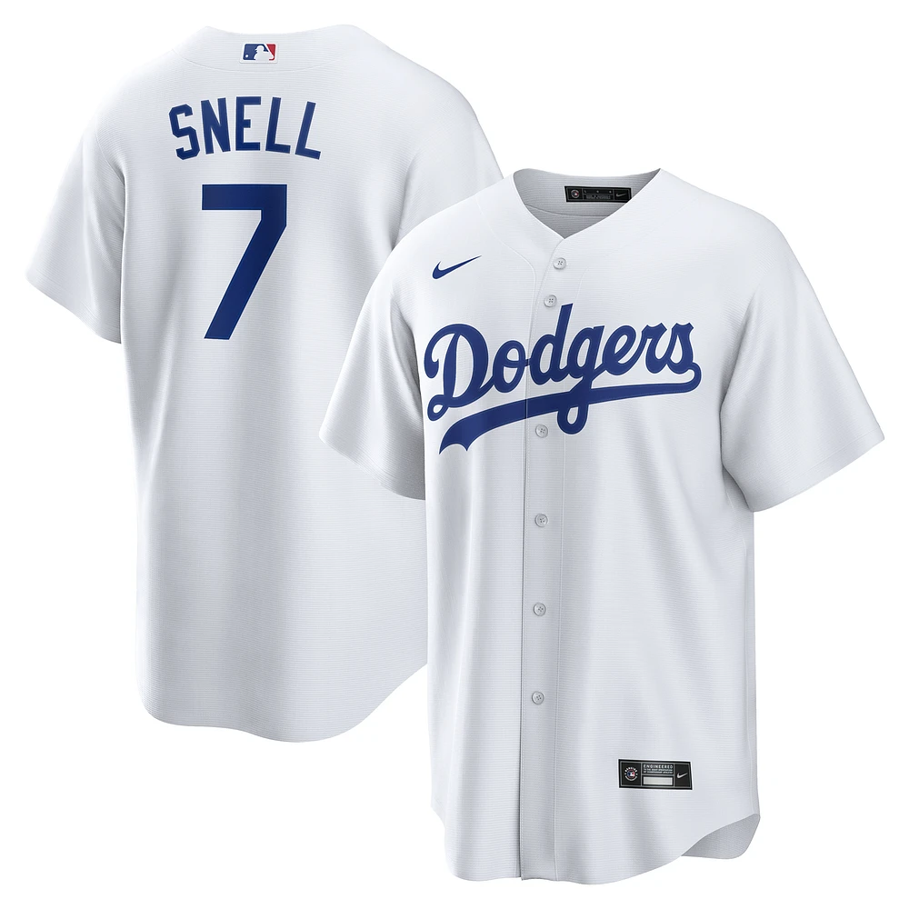 Men's Nike Blake Snell White Los Angeles Dodgers Home Replica Player Jersey