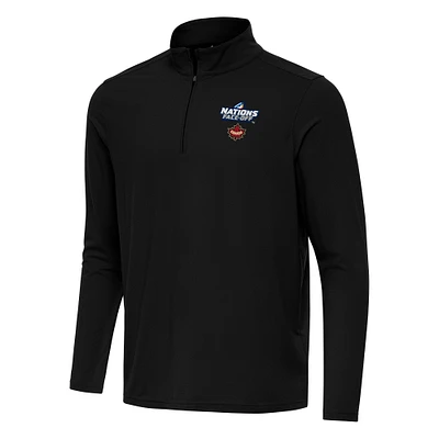 Men's Antigua Hockey Canada 2025 4 Nations Face Off Intent Quarter-Zip Top