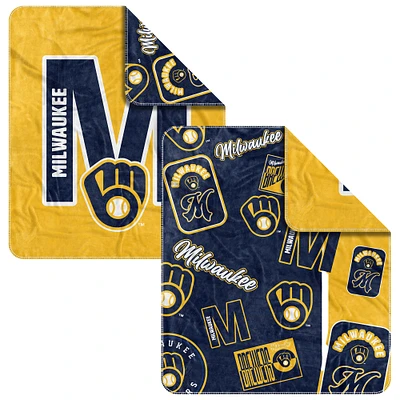 Milwaukee Brewers 50" x 60" Dream Weave Throw Blanket