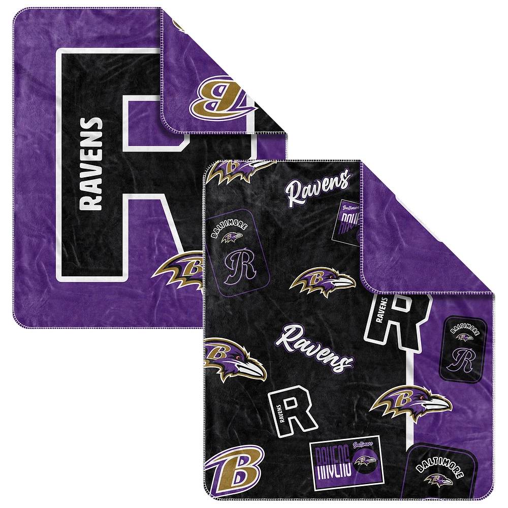 Baltimore Ravens 50" x 60" Dream Weave Throw Blanket
