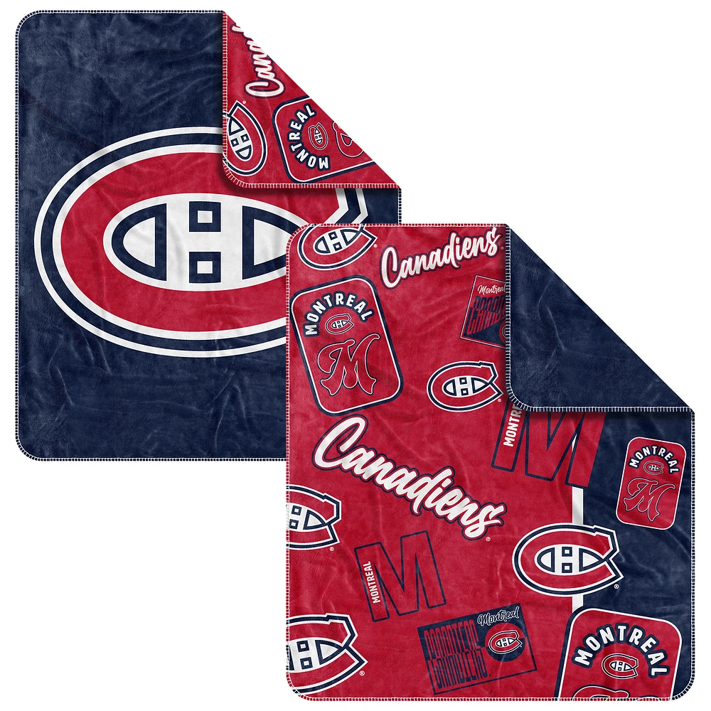 Montreal Canadiens 50" x 60" Dream Weave Throw Blanket