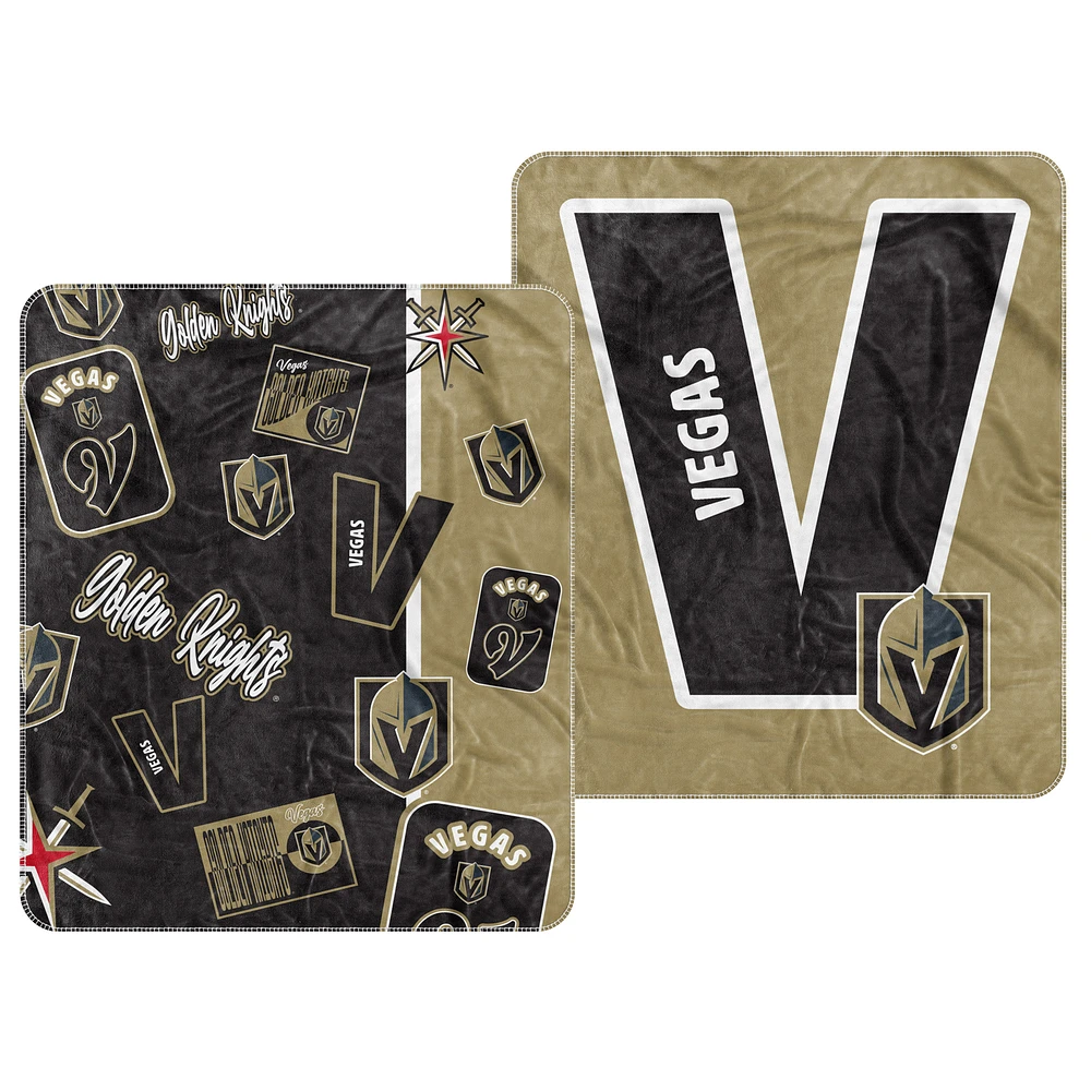 Vegas Golden Knights 50” x 60” Dream Weave Throw Blanket