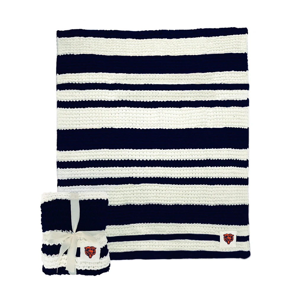 Chicago Bears 50" x 60" Cable-Knit Throw Blanket