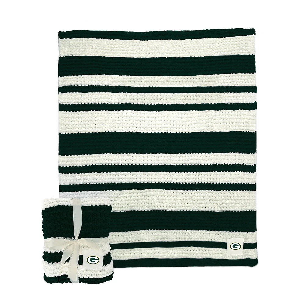 Green Bay Packers 50" x 60" Cable-Knit Throw Blanket