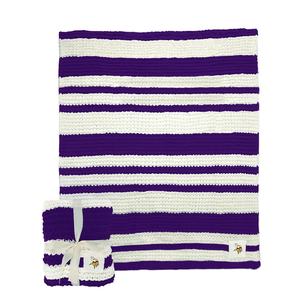 Minnesota Vikings 50" x 60" Cable-Knit Throw Blanket