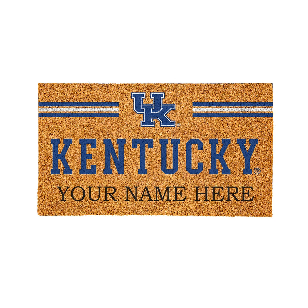 Kentucky Wildcats 28" x 16" Personalized Team Logo Outdoor Coir Mat